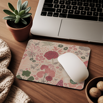 Floral Mouse Pad Non-Slip Gaming Mouse Mat