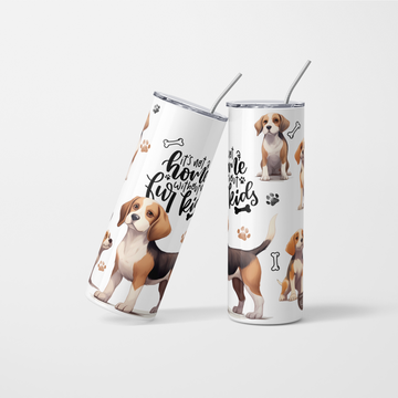 Its not a home without Fur Kids Beagle Dog Tumbler - 600 ml