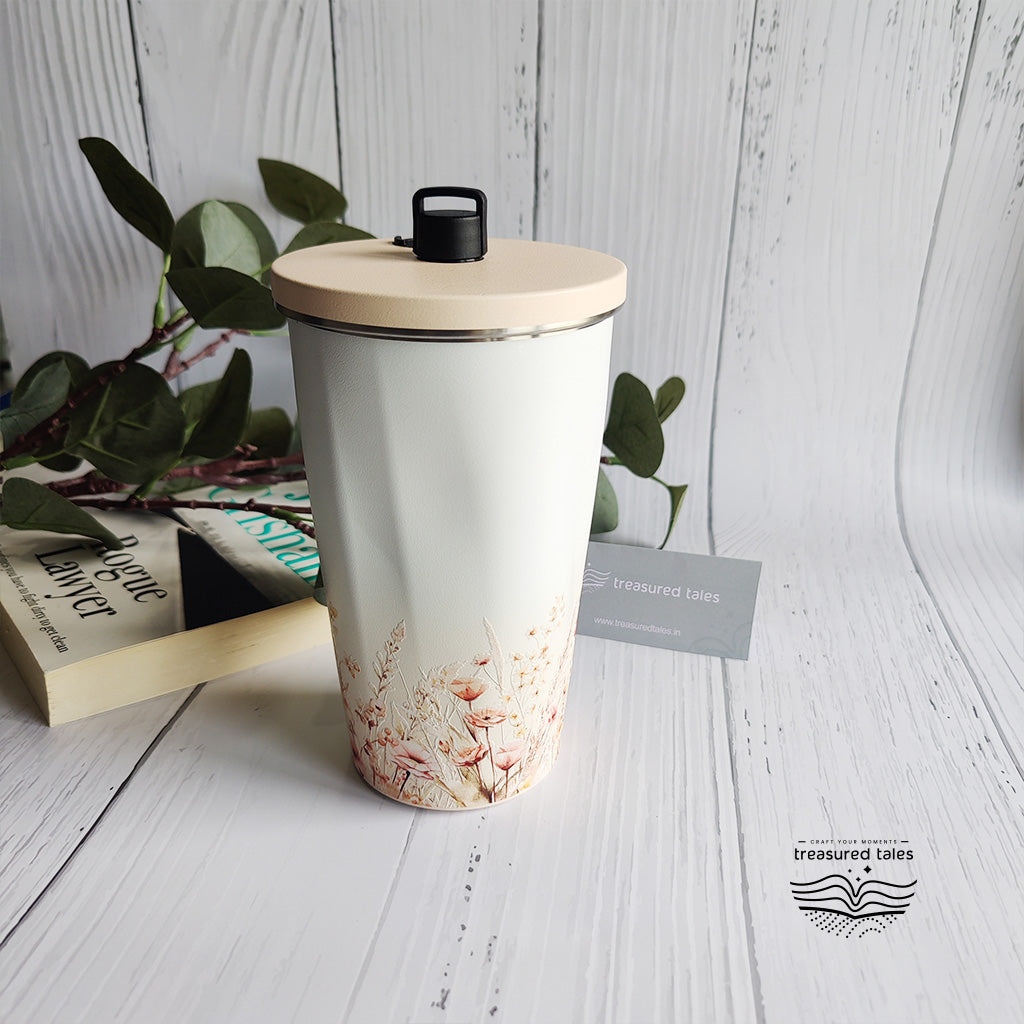 Wild Flowers Chisel Sipper tumbler - 600ml