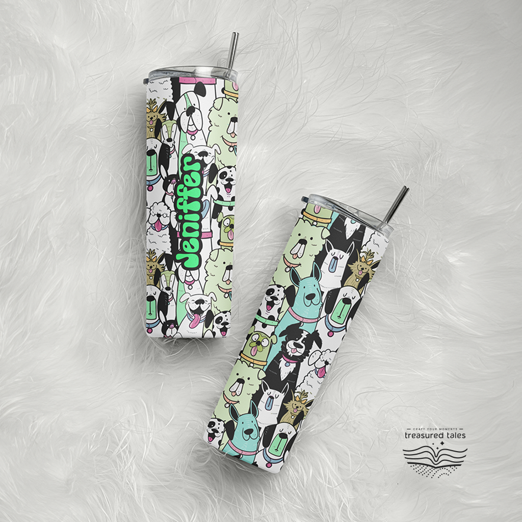 Dog Tumbler with option for Personalisation - 600ml