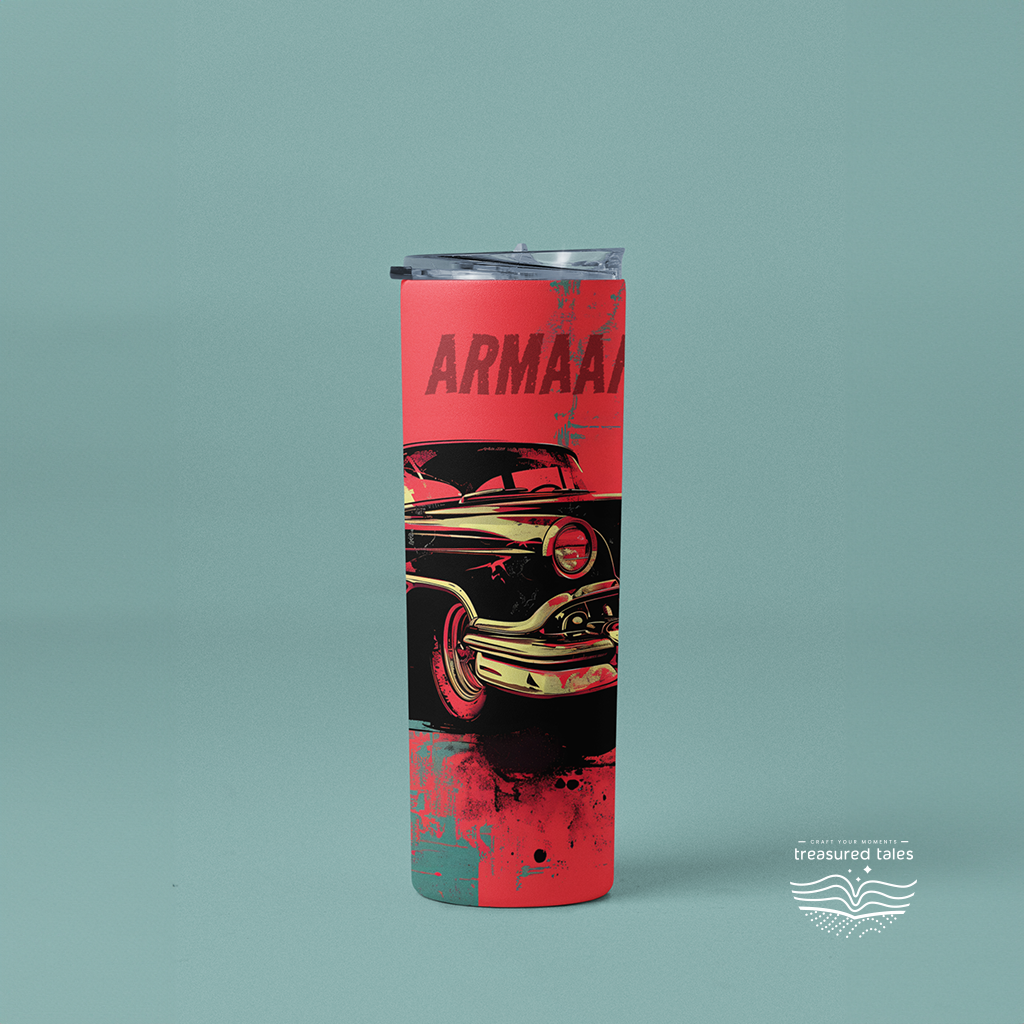 Car Tumbler with Name - 600ml