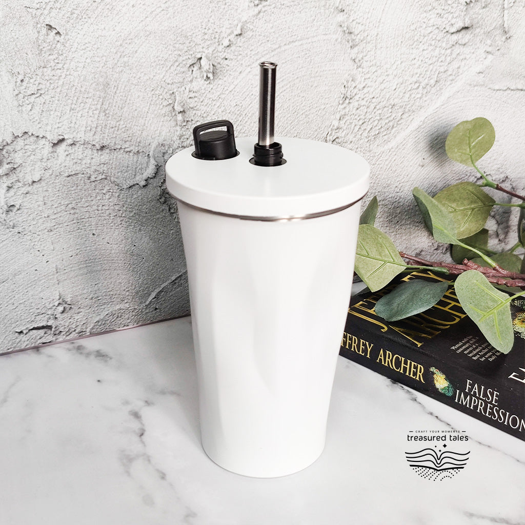 White Chisel Sipper tumbler - 600ml