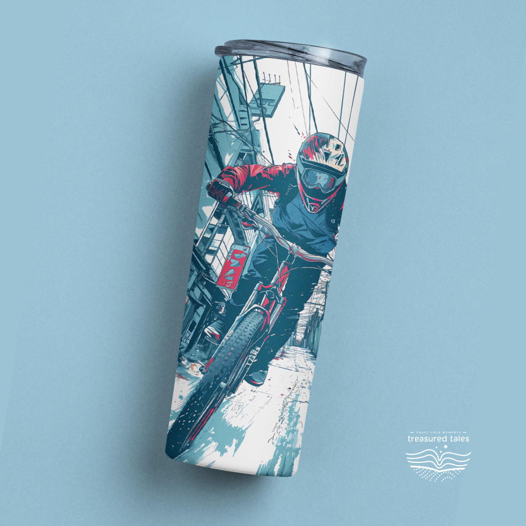 Cycling Tumbler with Name - 600ml