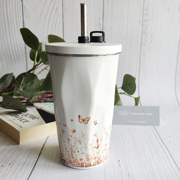 Wild Flowers Chisel Sipper tumbler - 600ml