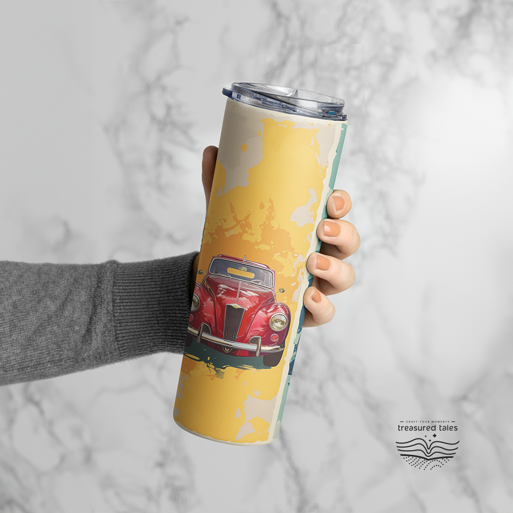 Car Tumbler with Name - 600ml