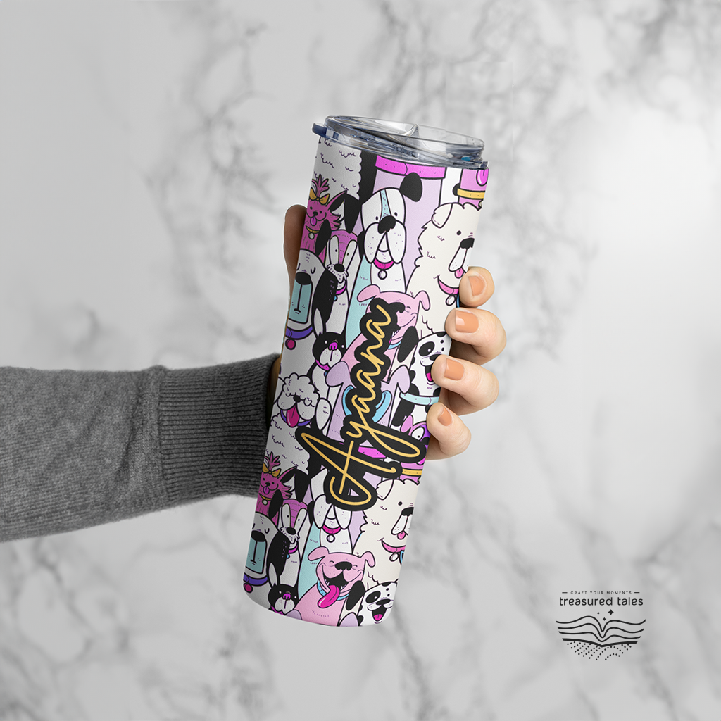 Dog Tumbler with option for Personalisation - 600ml