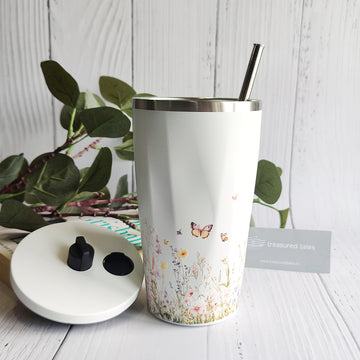 Wild Flowers Chisel Sipper tumbler - 600ml