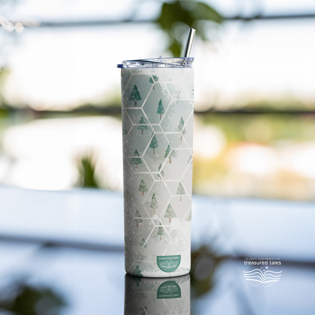 Eat Drink And Be Merry Christmas Tumbler - 600ml