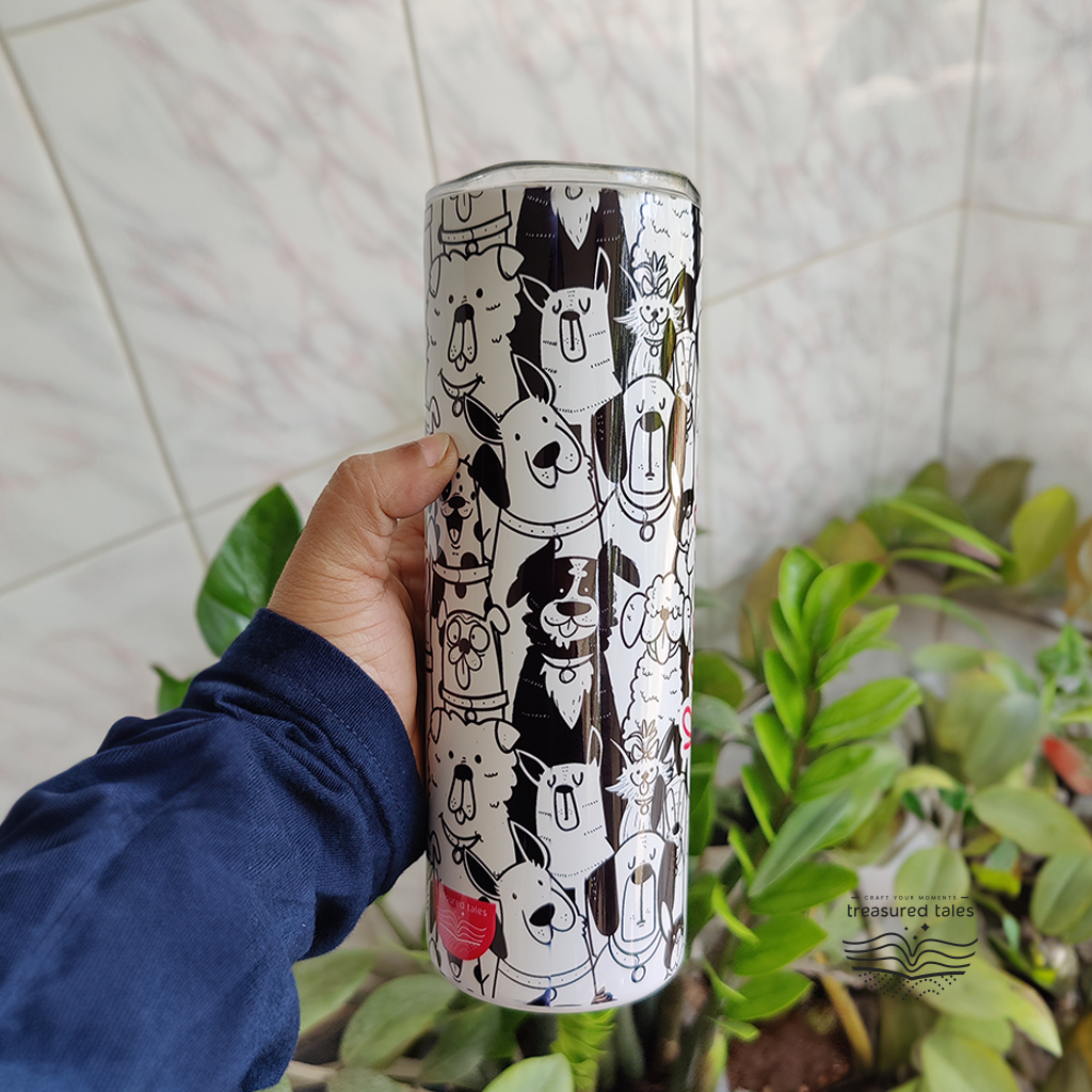 Dog Tumbler with option for Personalisation - 600ml