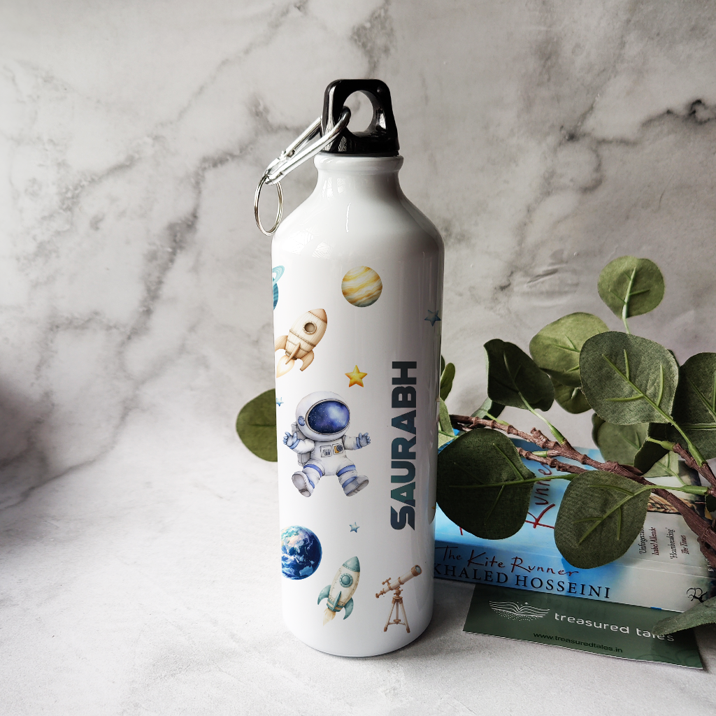 Personalised Kids Space OnLoop Water Bottle 750 ml