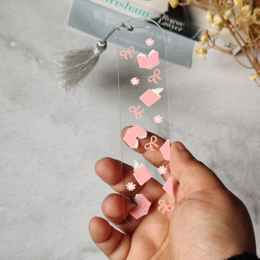 Book Lover Acrylic Bookmark