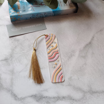 Waves Acrylic Bookmark