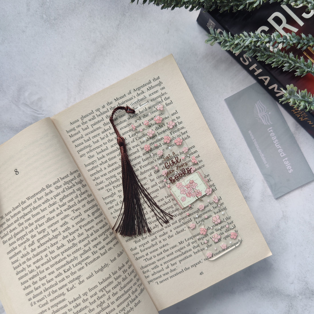 Just A Girl Who Loves Books Acrylic Bookmark