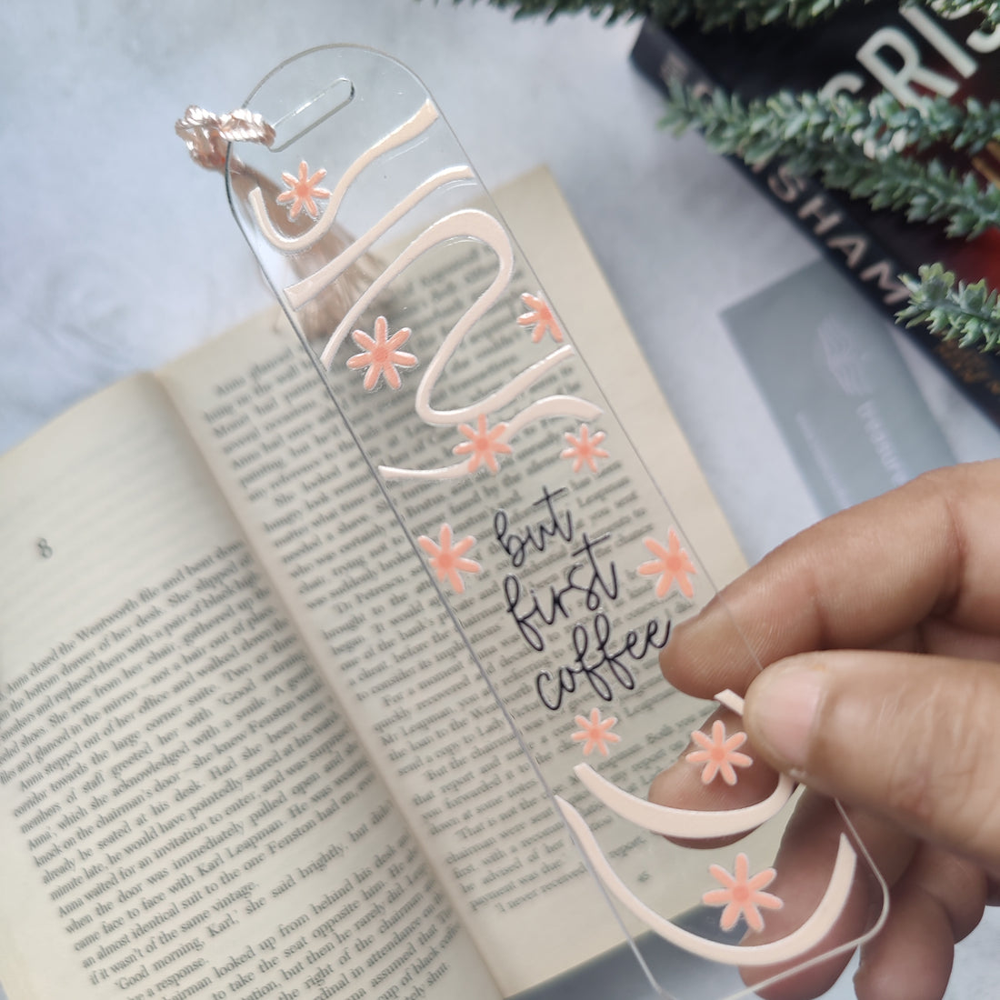 But Firts Coffee Acrylic Bookmark