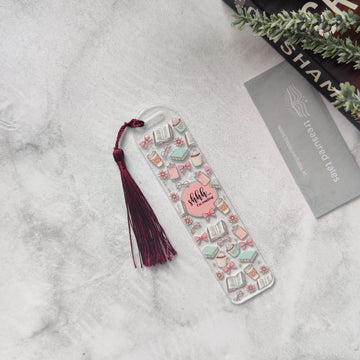 Shh I am Reading Acrylic Bookmark