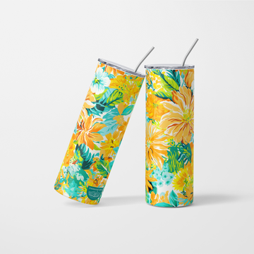 Floral Tumbler - 600 ml