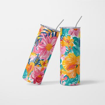 Floral Tumbler - 600 ml