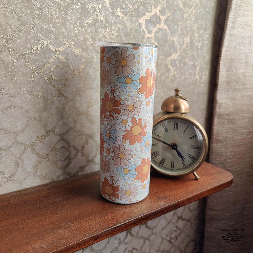 Boho Floral Tumbler - 600 ml