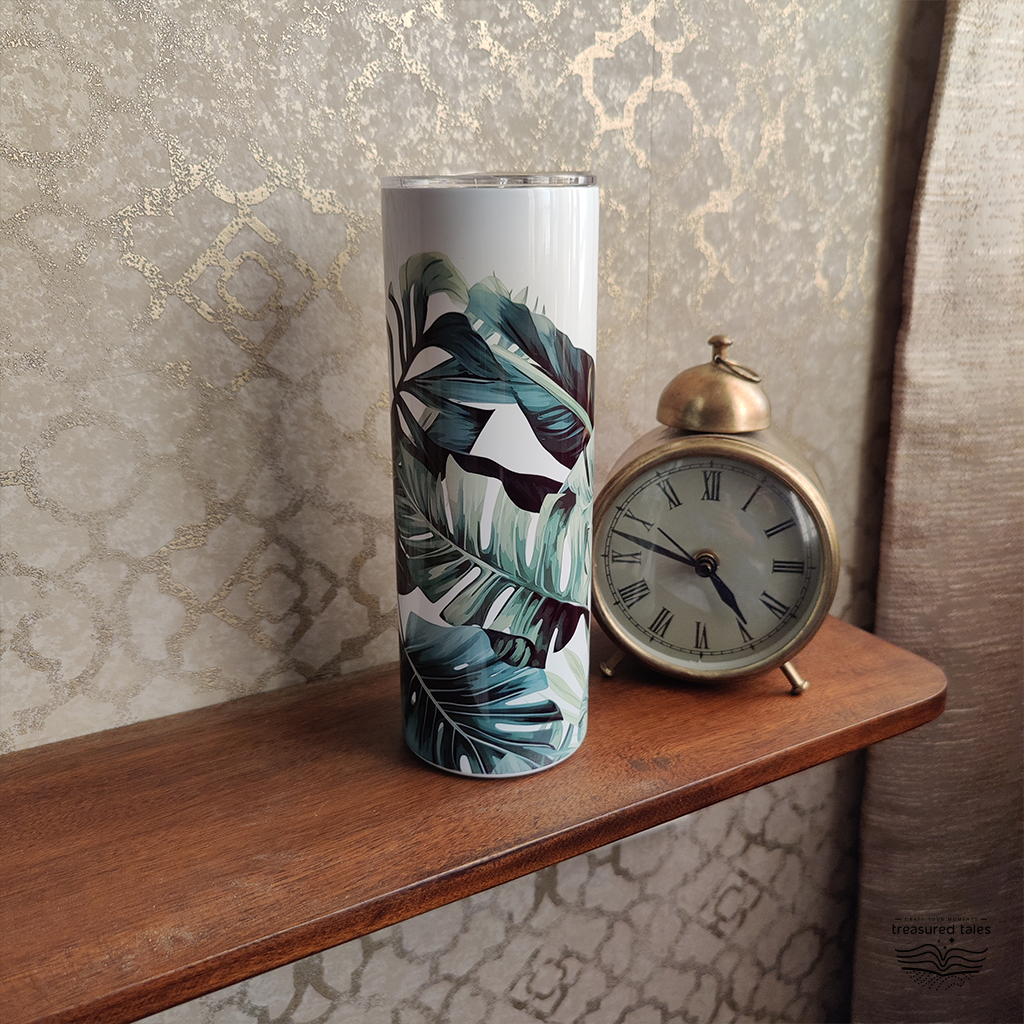 Tropical Leaves Tumbler - 600 ml