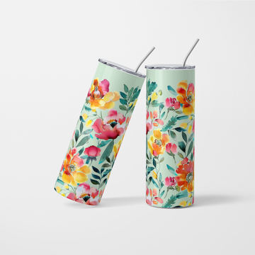 Floral Tumbler - 600 ml