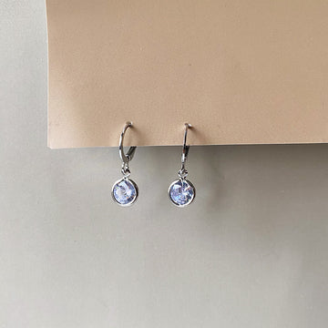 Moonlight Crystal Earrings - Silver (Anti-Tarnish)