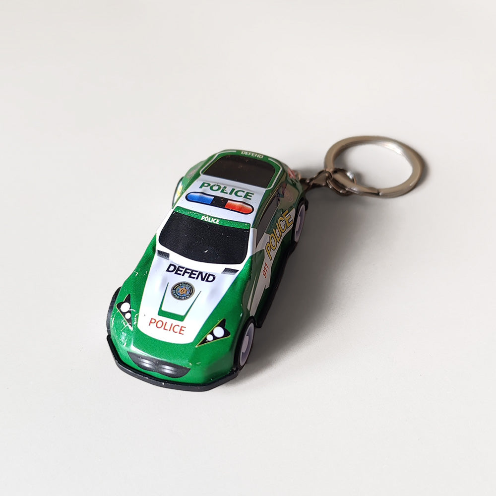 Mini Pullback Car Keychain