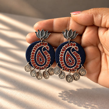 Ira Fabric Statement Earrings