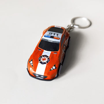 Mini Pullback Car Keychain
