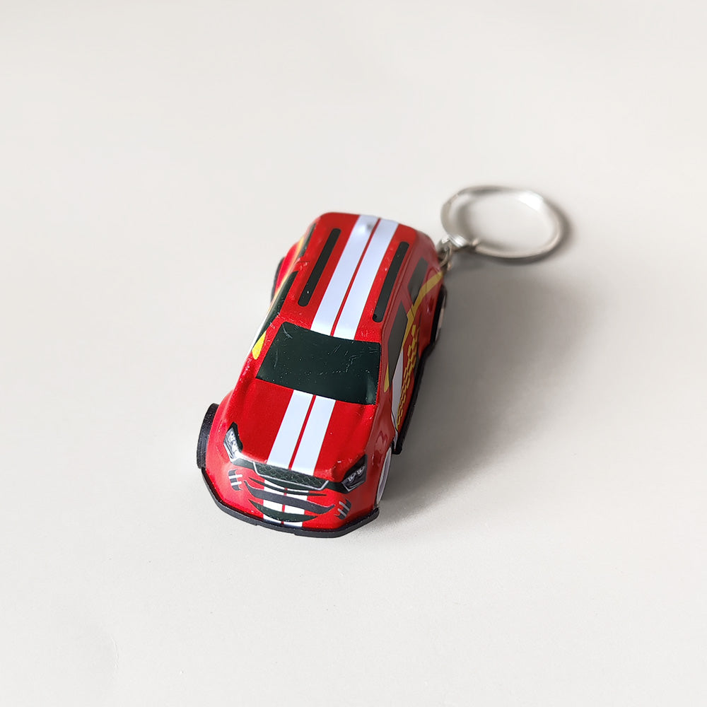 Mini Pullback Car Keychain