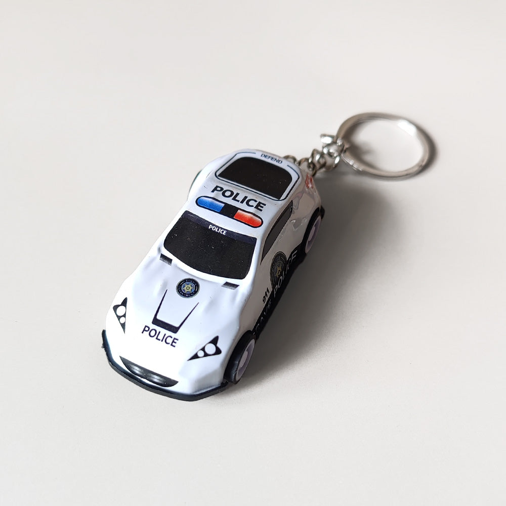 Mini Pullback Car Keychain