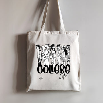 College Life Tote Bag