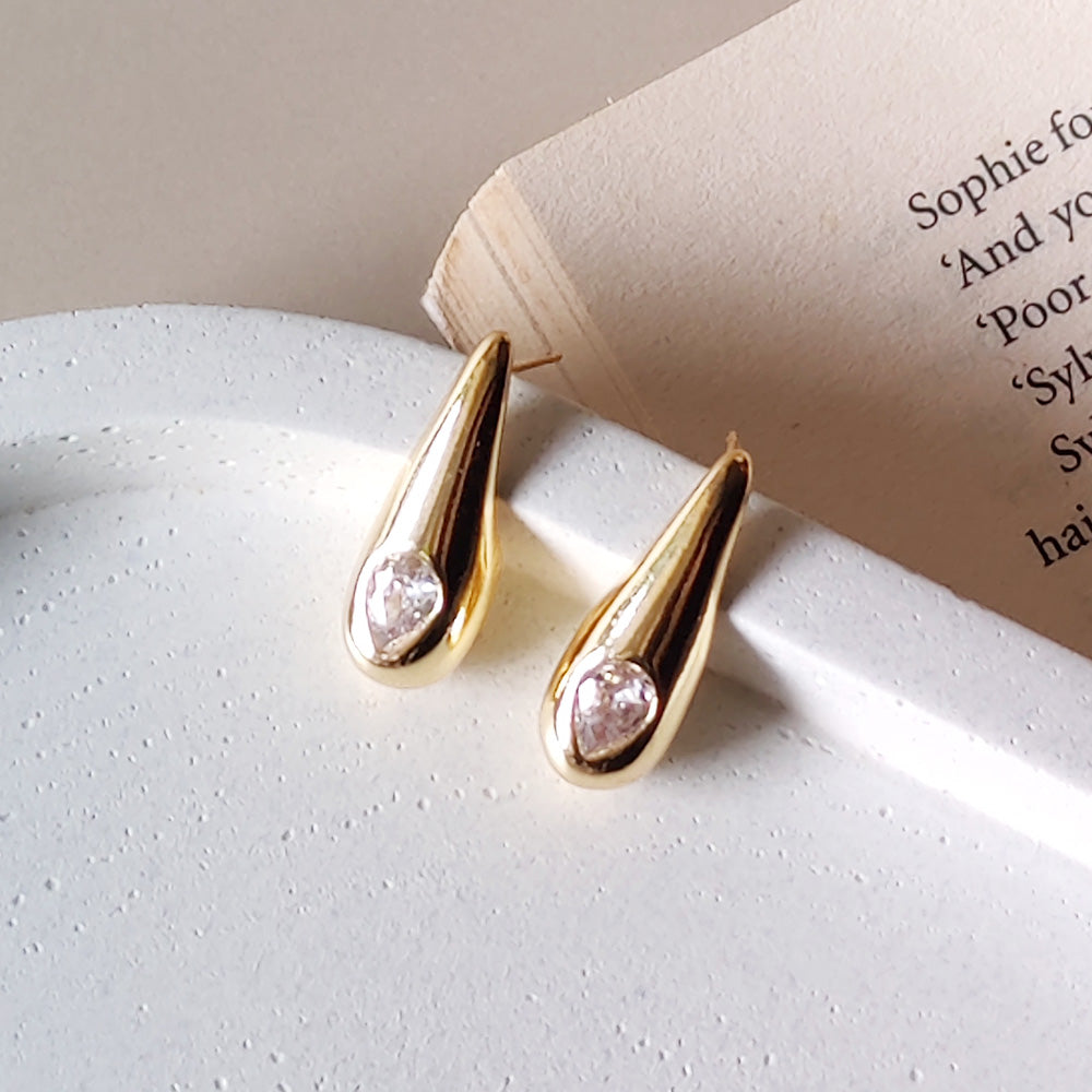 Golden Dewdrop Earrings