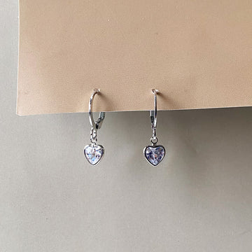 Love Glow Earrings - Silver (Anti-Tarnish)