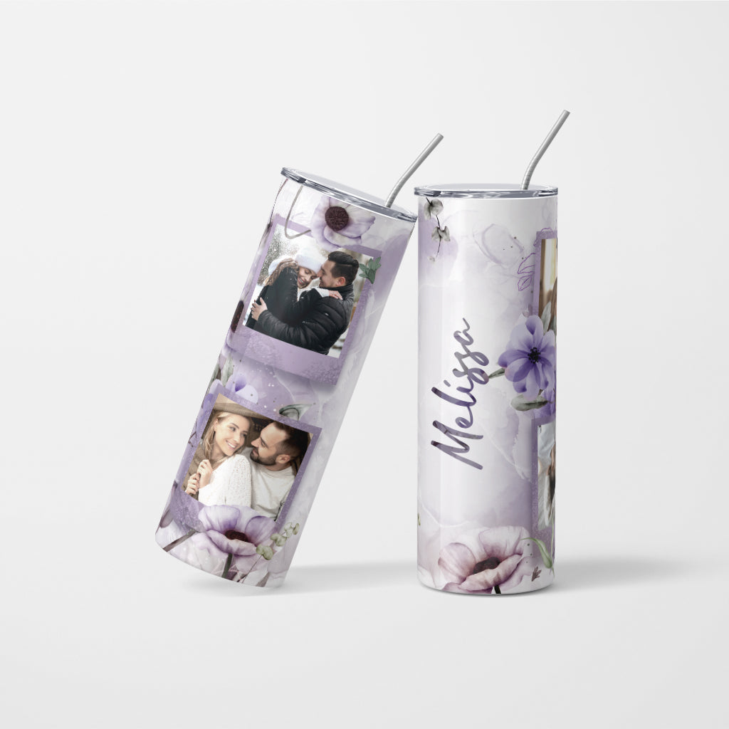 Personalised Photo tumbler with 4 photos - 600 ml