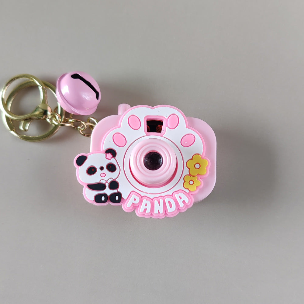 Panda  Cute Camera Keychain with Picture Projector