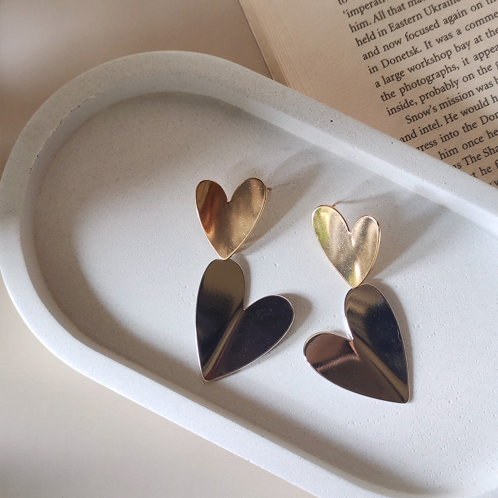 Twin Hearts Earrings