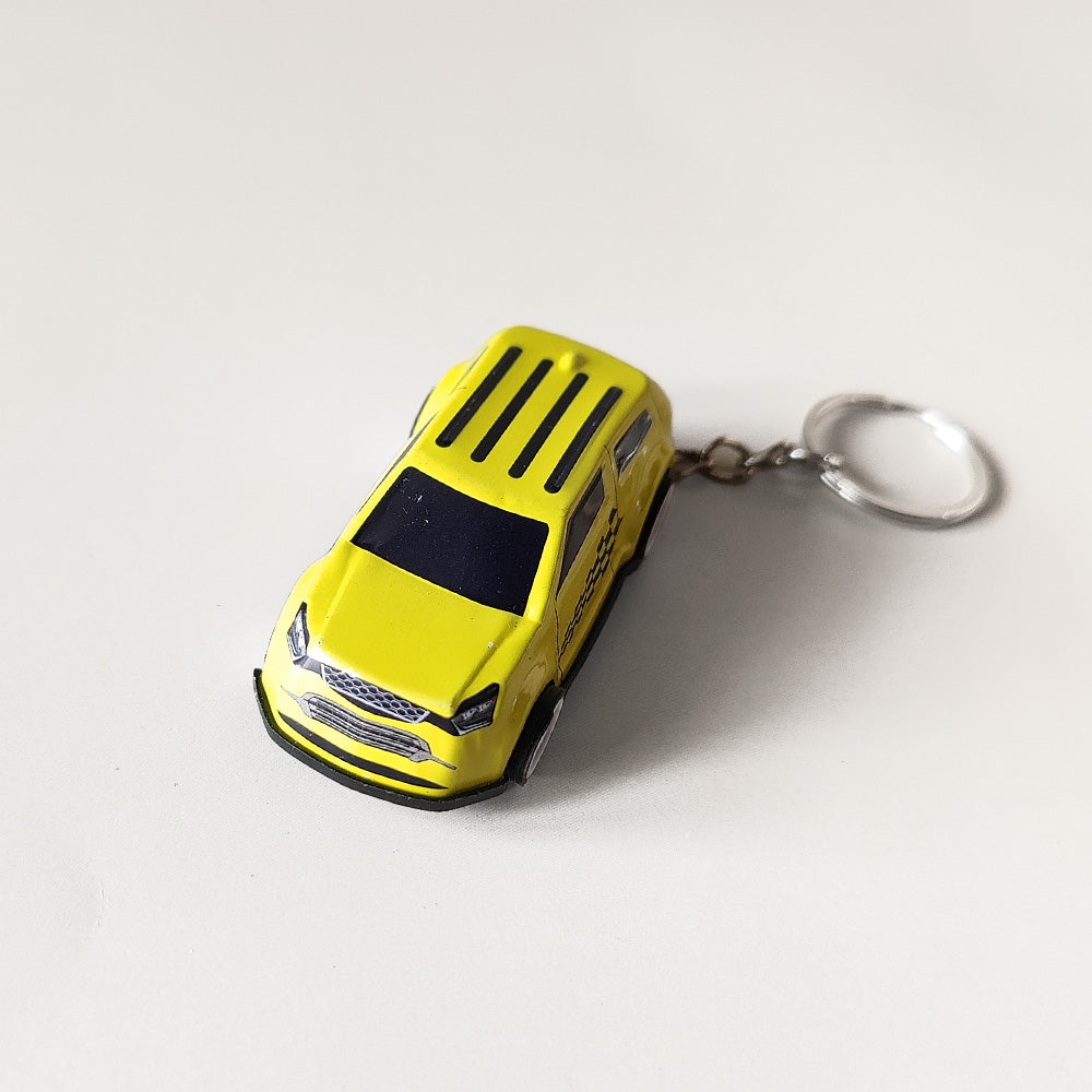 Mini Pullback Car Keychain