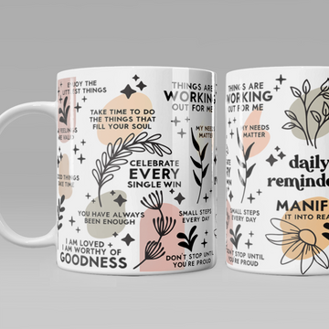 Daily Reminders Ceramic Mug
