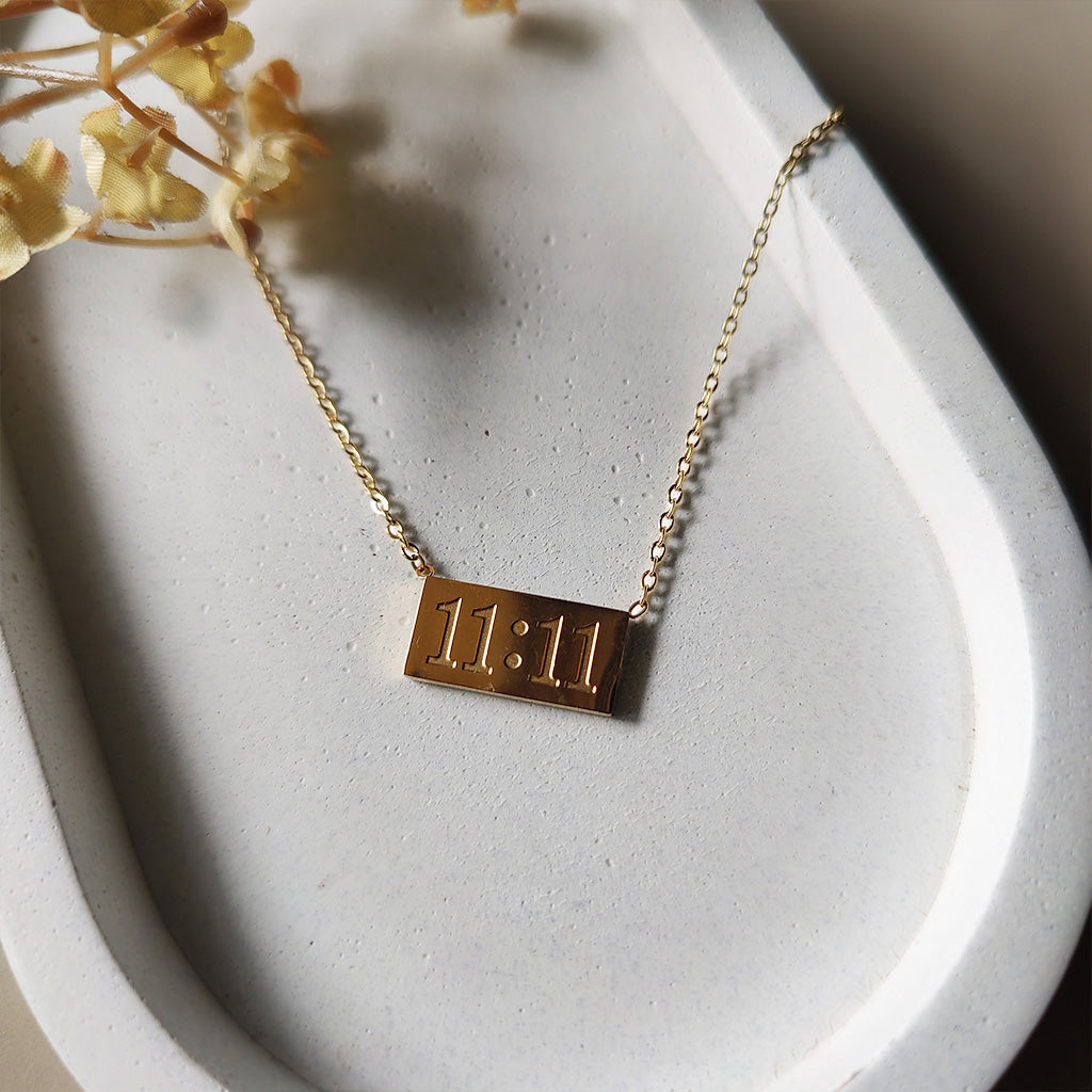 11:11 Wish Bar Necklace
