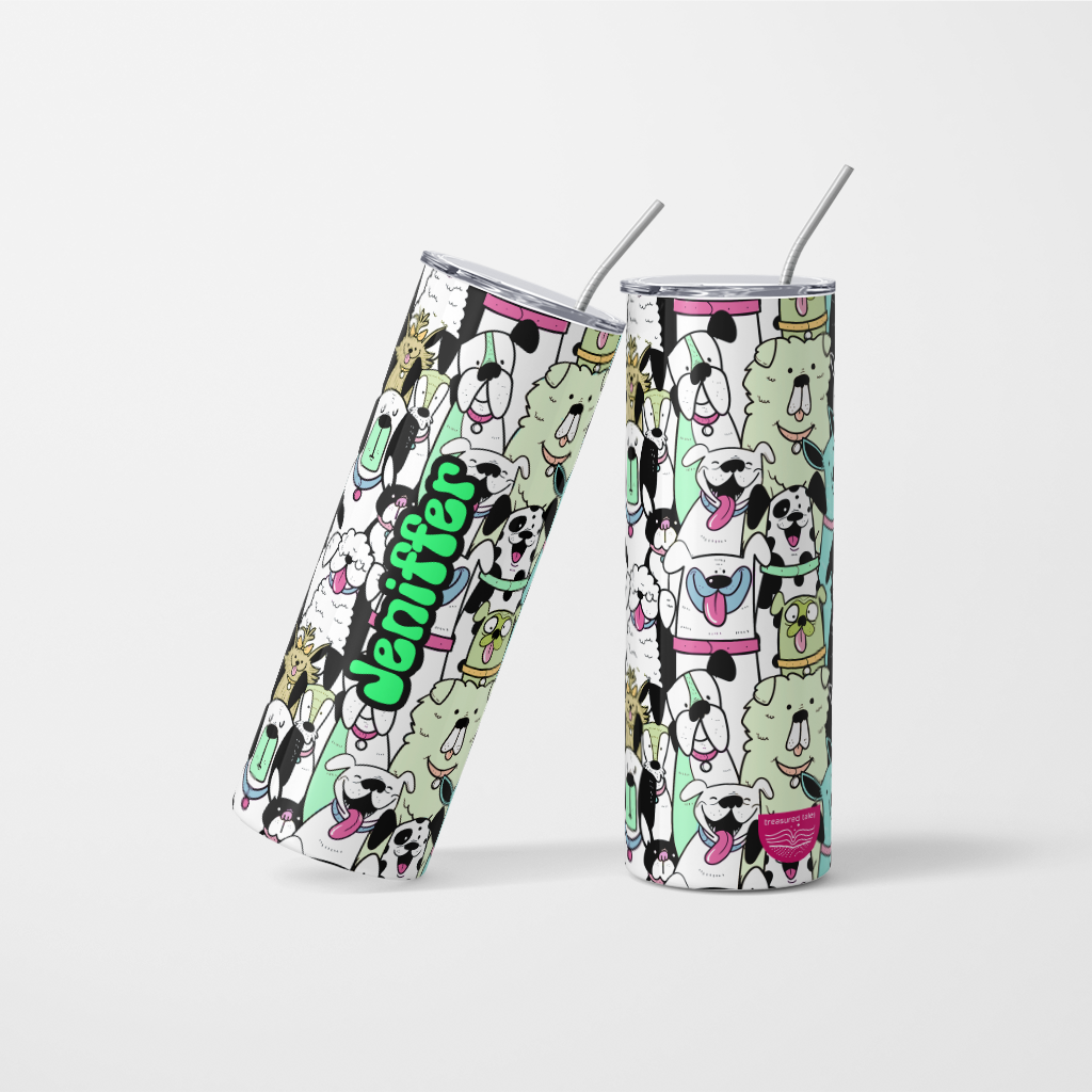 Dog Tumbler with option for Personalisation - 600ml