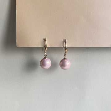 Lumi Pearl Drop Earrings - Gold