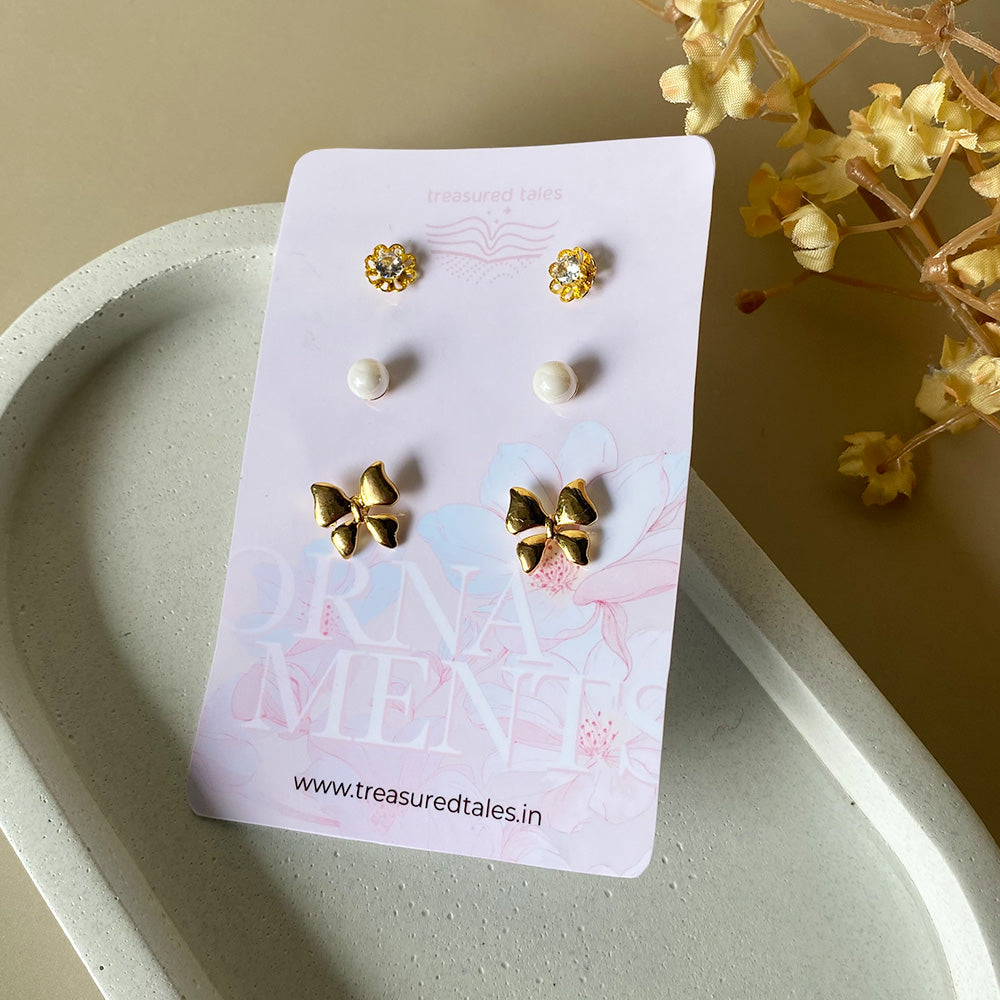 Golden Bloom Trio Set