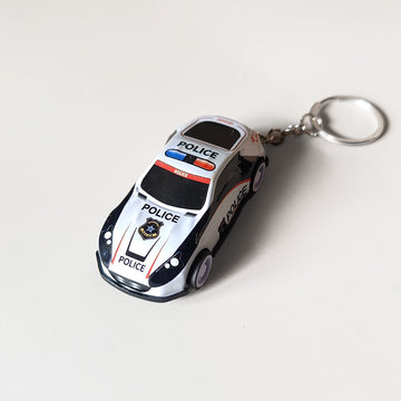 Mini Pullback Car Keychain