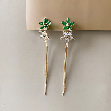 Blossom Cascade Earrings - Gold (Anti-Tarnish)