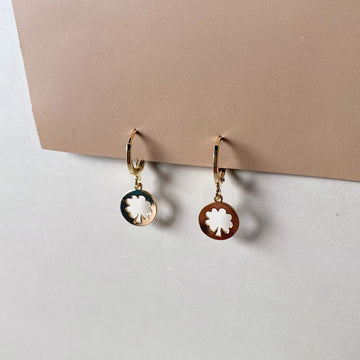 Mini Lucky Clover Earrings