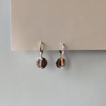 Aurelia Disc Earrings - Gold