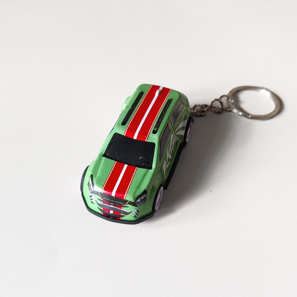 Mini Pullback Car Keychain