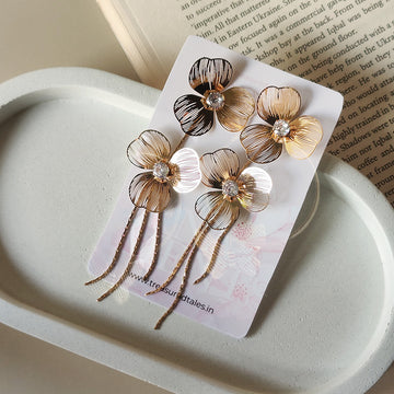 Blooming Aura Dangler Earrings