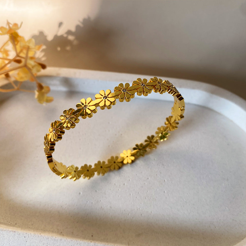 Daisy Bloom Flexi Bangle