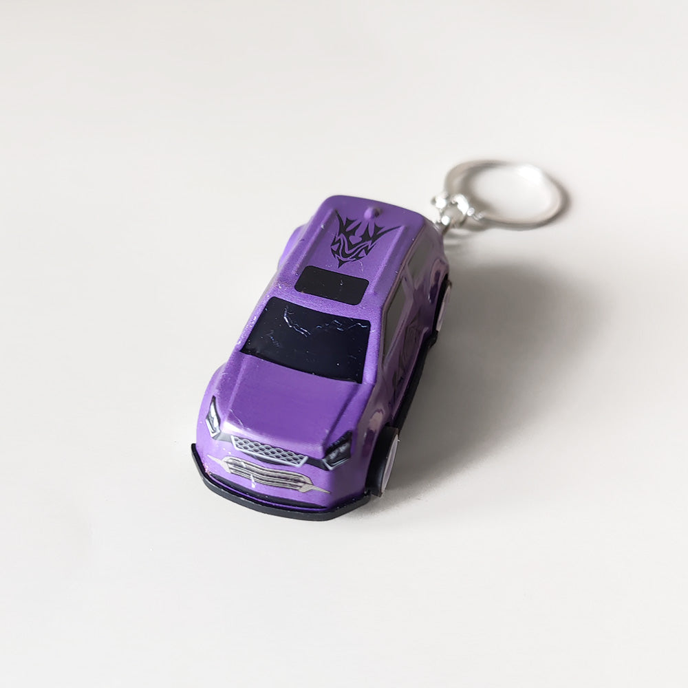 Mini Pullback Car Keychain
